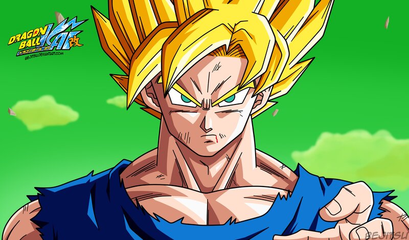 Goku in Super Saiyan Form — Green