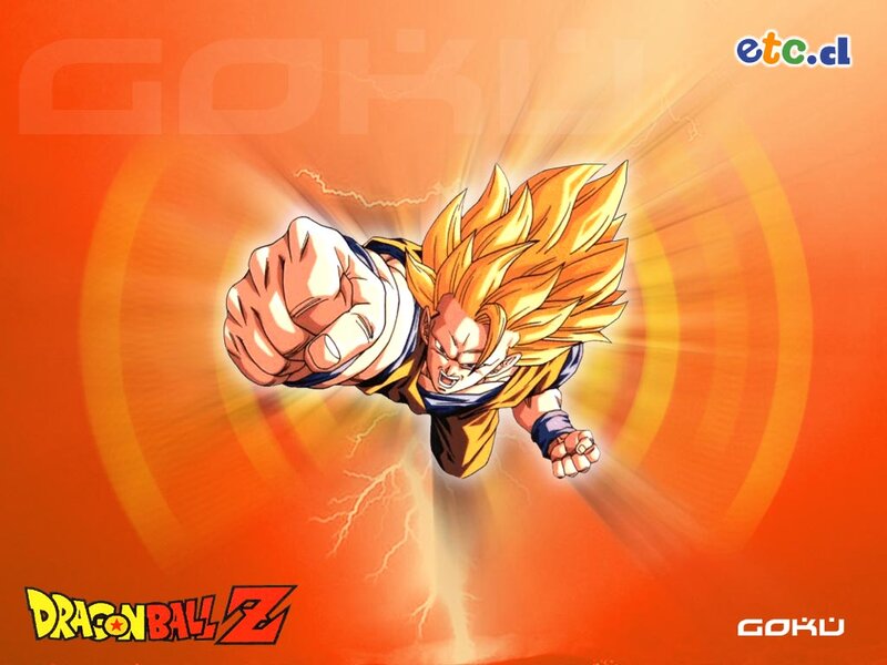 Goku in Super Saiyan Form — Orange, Energetic