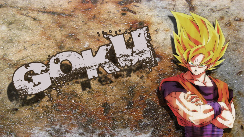 Goku in Super Saiyan Form — Yellow, Determined
