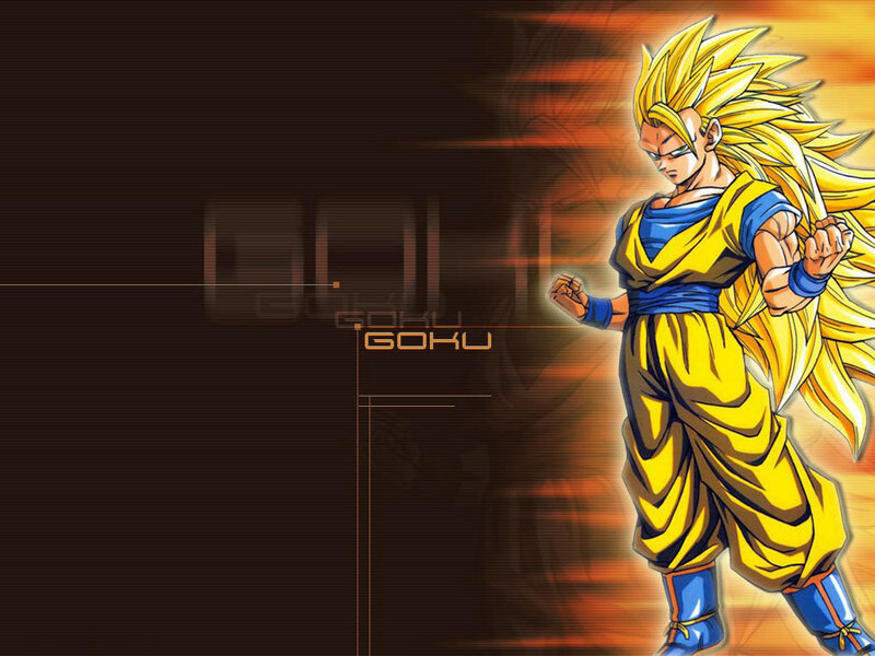Goku in Super Saiyan Form — Yellow, Dramatic, Anime, Spiky Hair