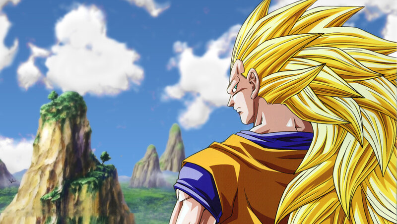 Goku in Super Saiyan Form — Yellow