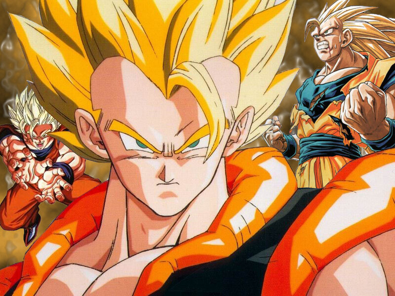 Goku in Super Saiyan forms