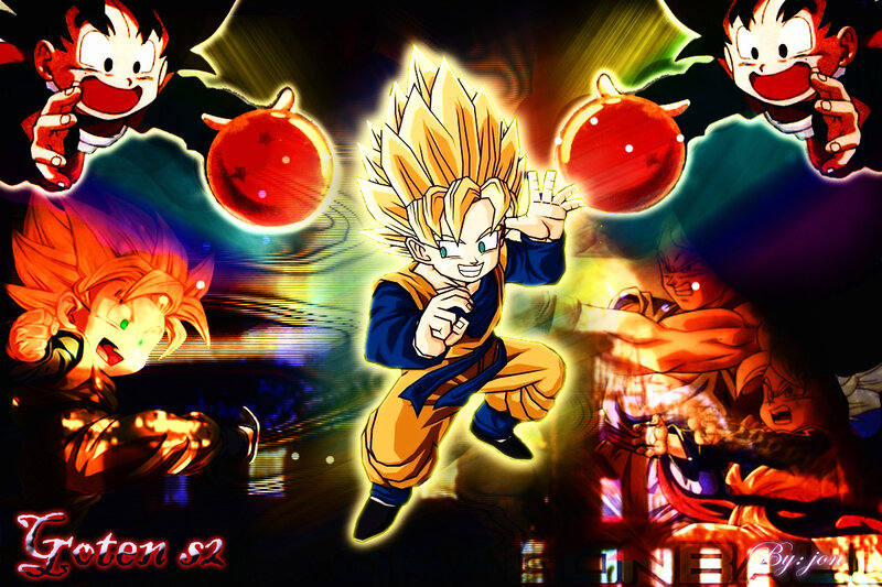 Goku in various forms