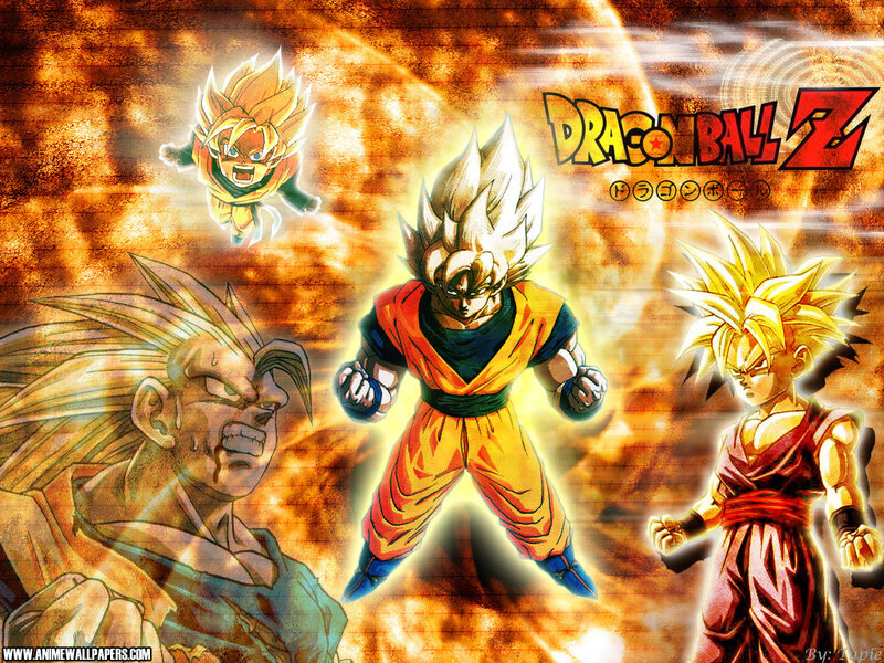 Goku in various forms