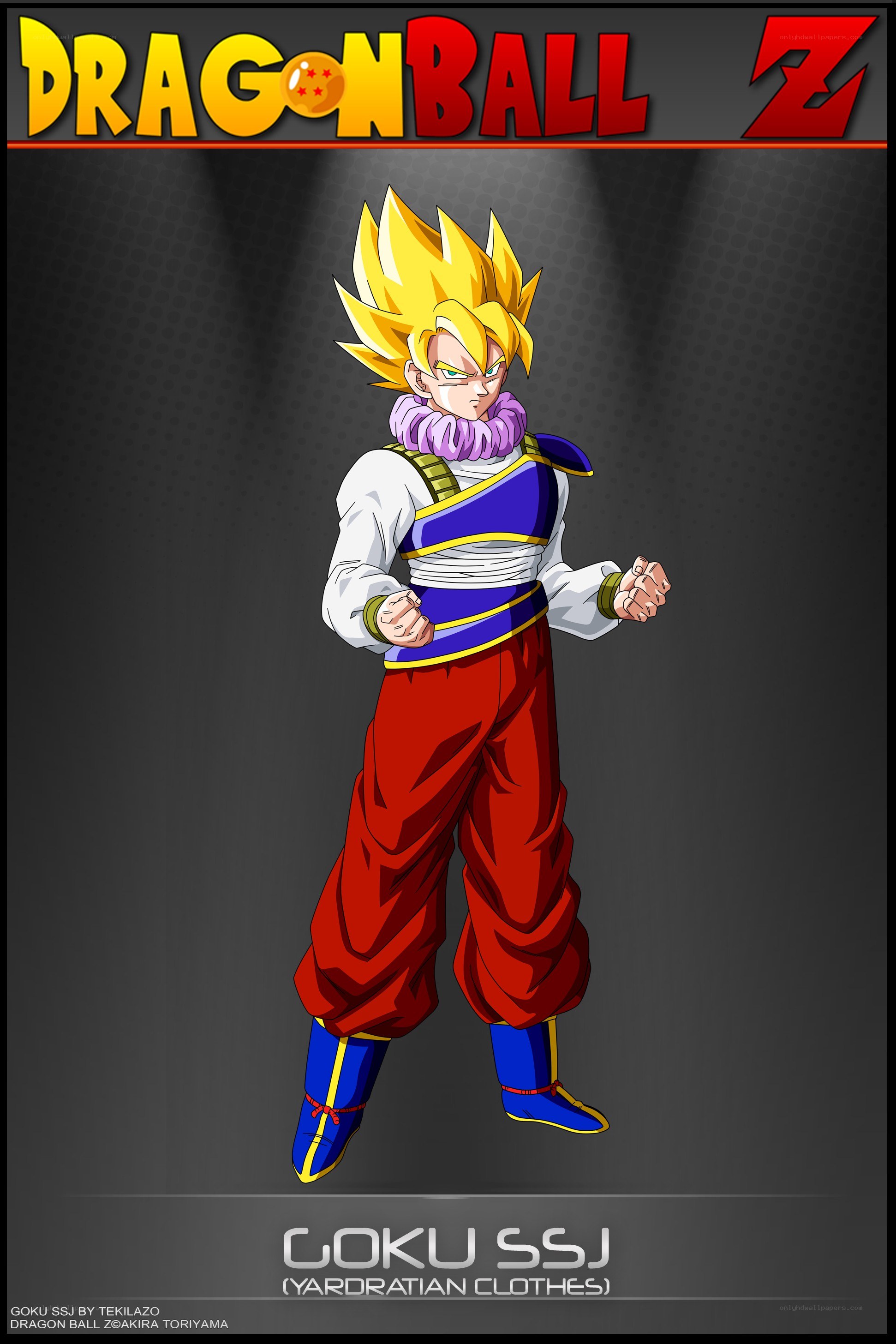 Goku in Yardratian clothes