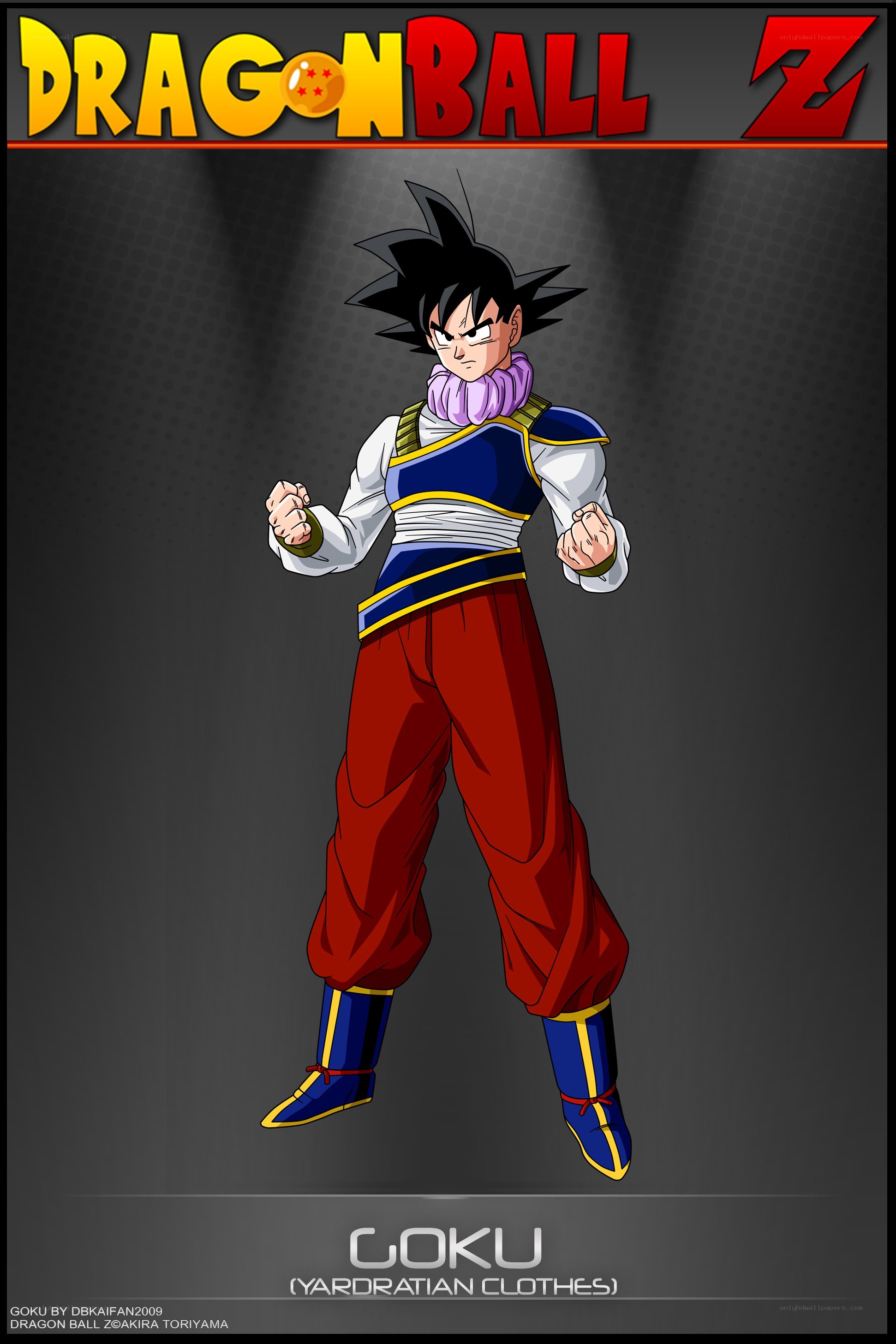 Goku in Yardratian clothes