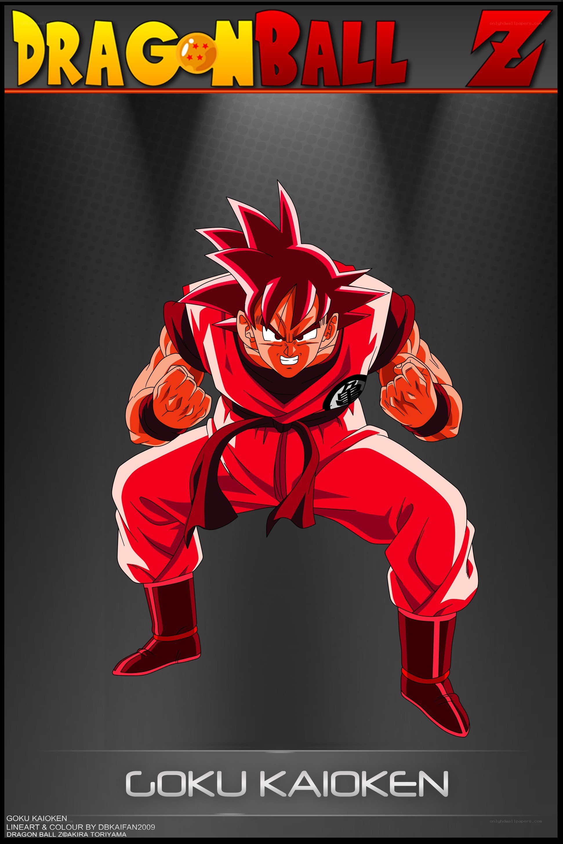 Goku Kaioken pose