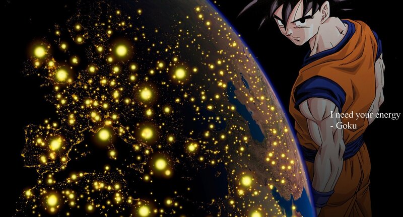 Goku needs energy