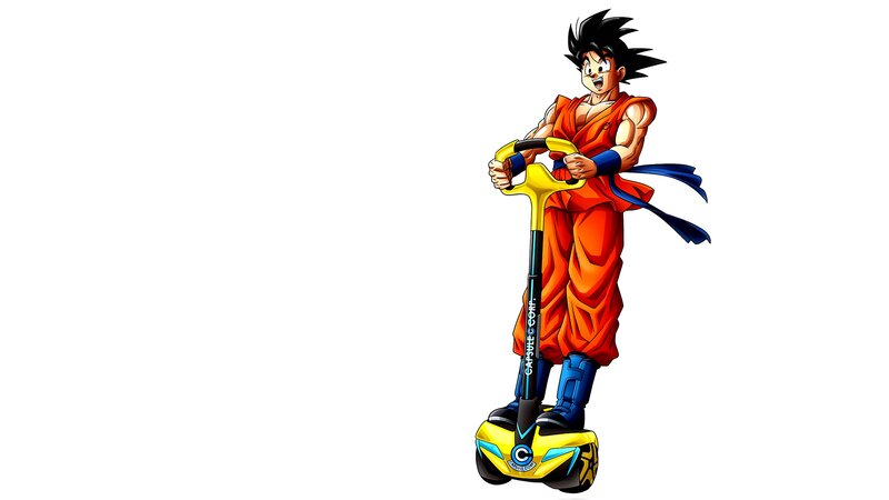 Goku on a Hoverboard