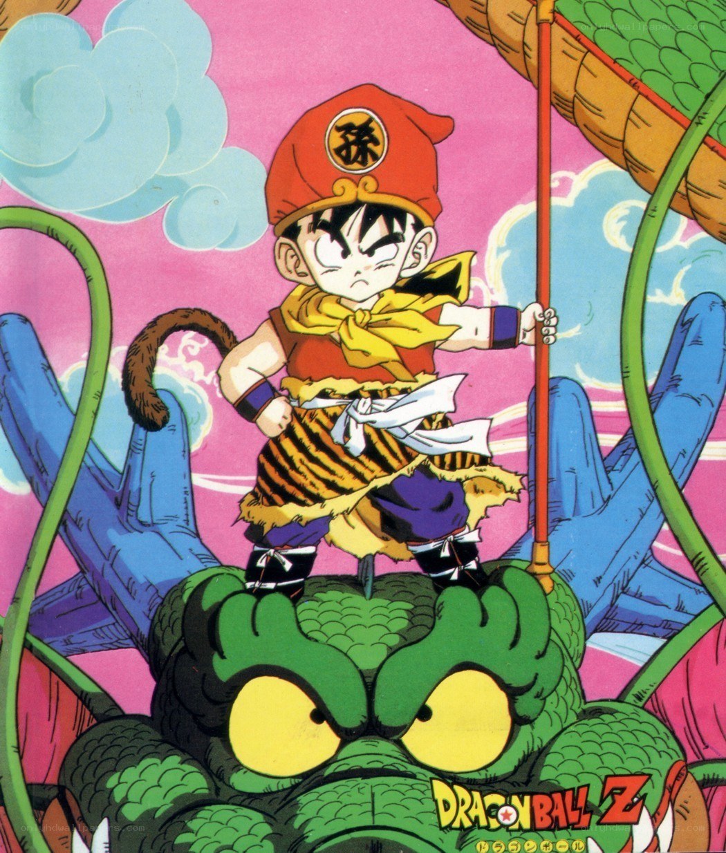 Goku on the Dragon