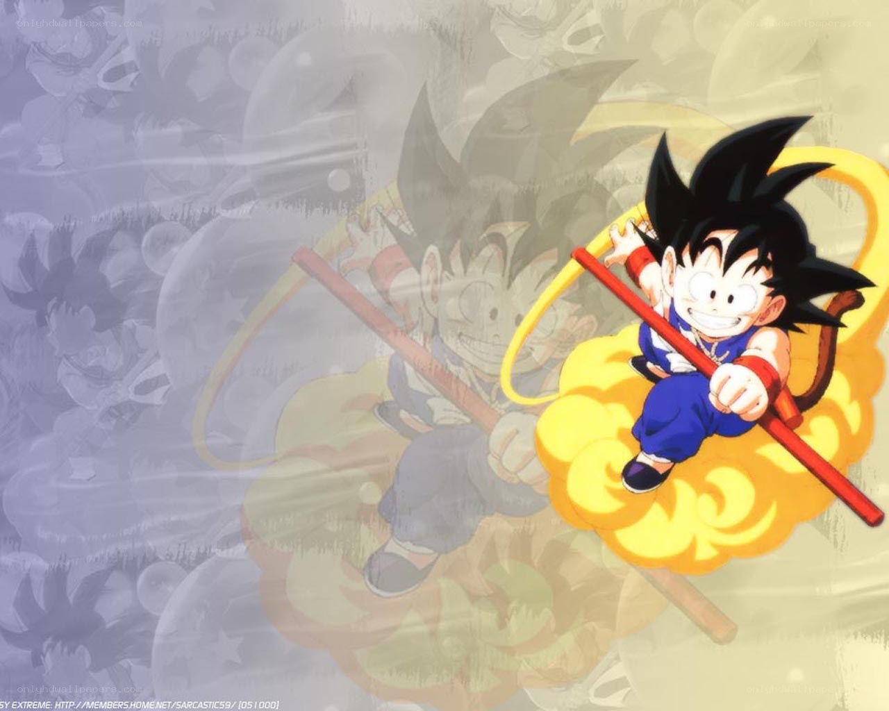 Goku on the Flying Nimbus