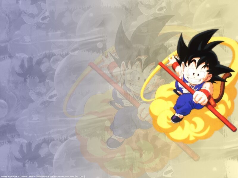 Goku on the Flying Nimbus