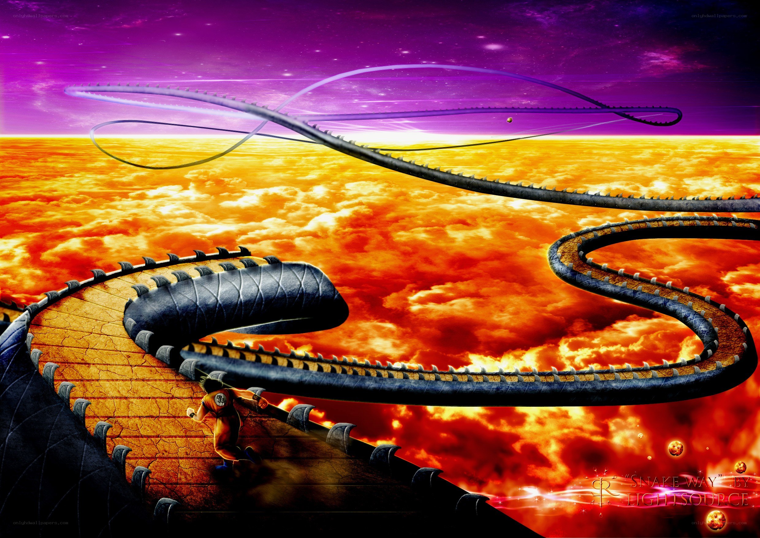 Goku on the Snake Way