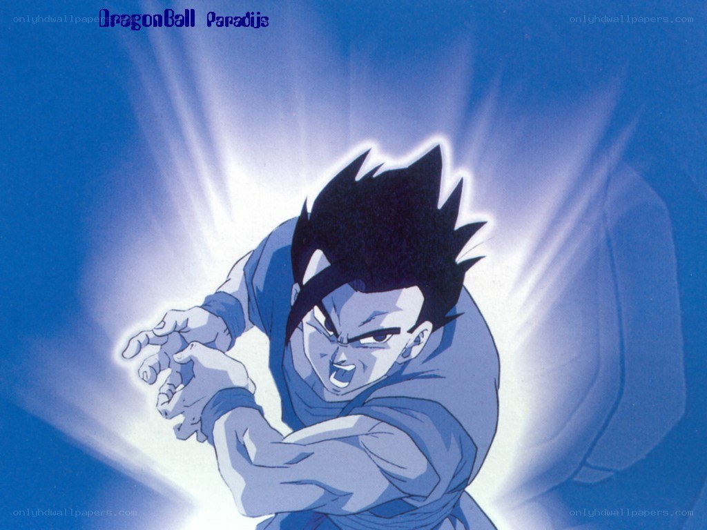 Goku powering up