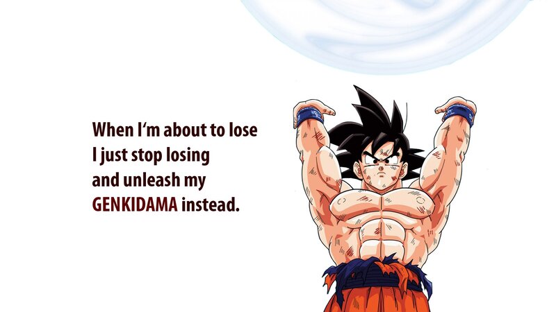 Goku's Genkidama quote