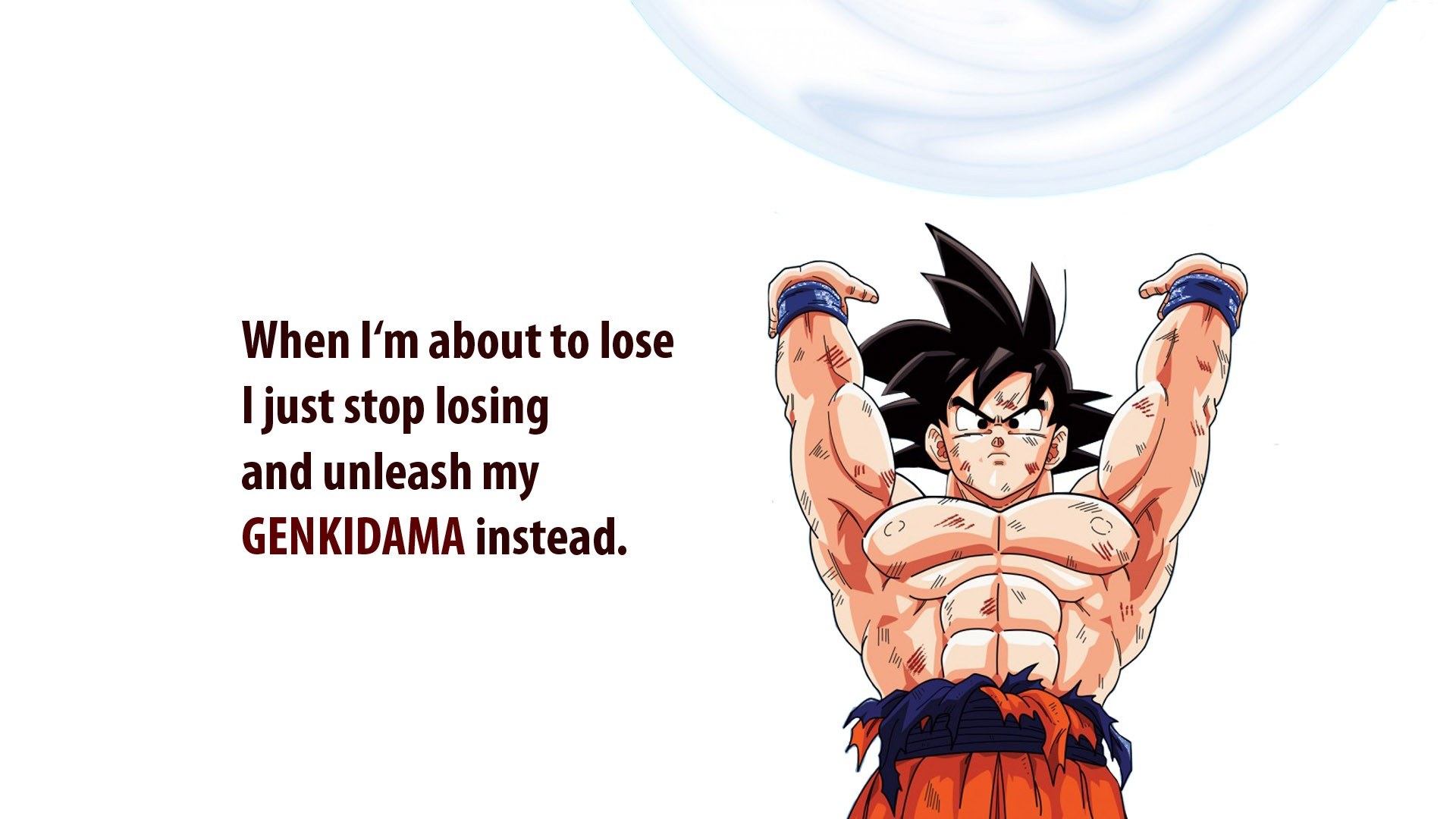 Goku's Genkidama quote