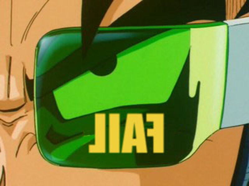 Goku's green sunglasses