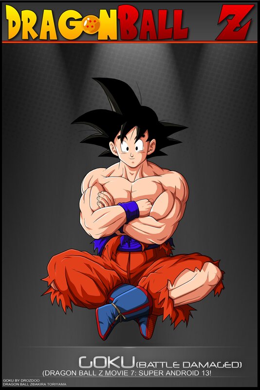 Goku Sitting Cross-legged
