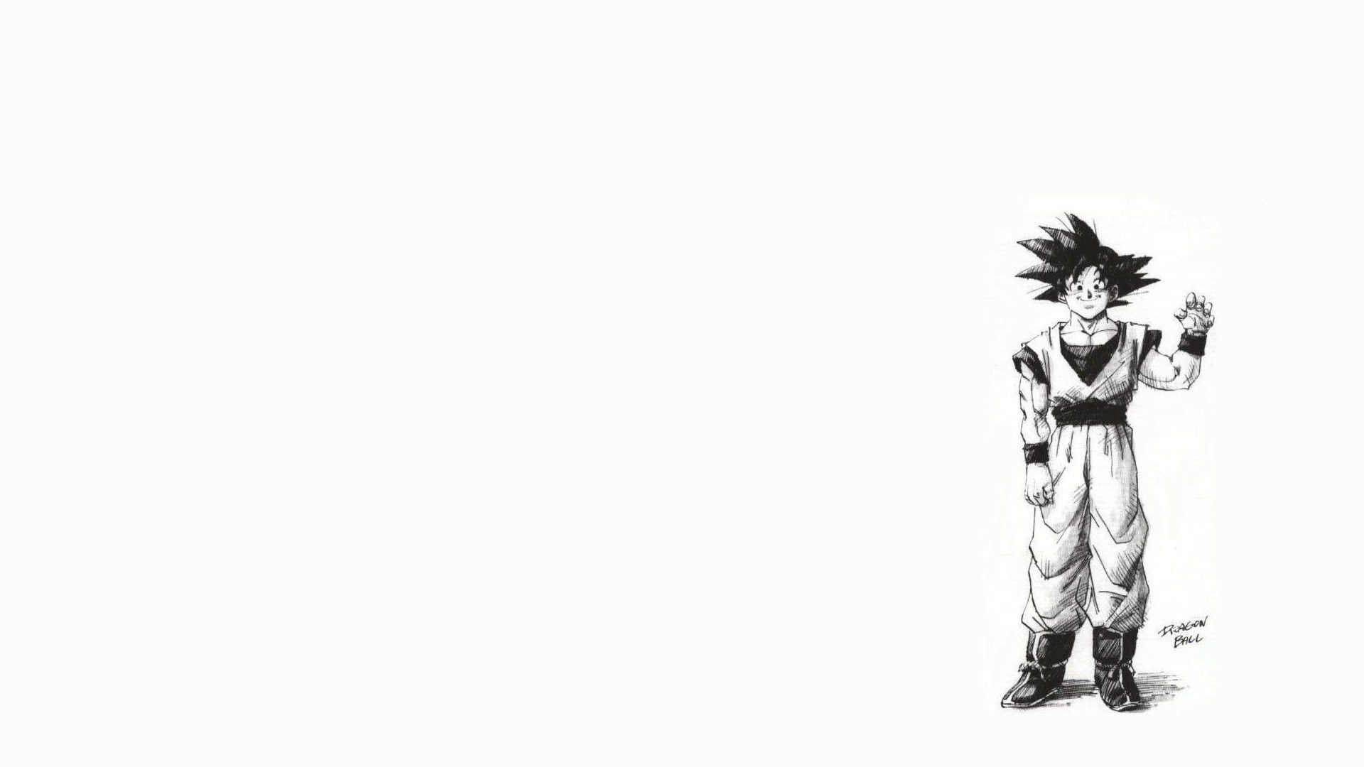 Goku sketch from Dragon Ball