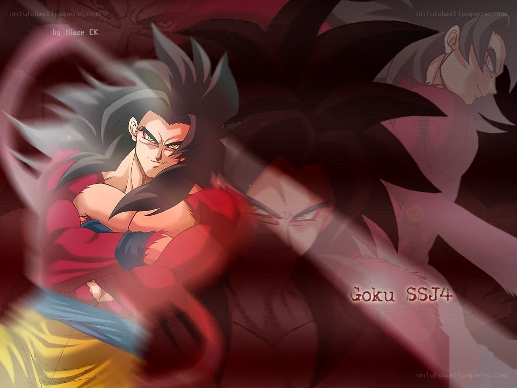 Goku SSJ4 battle pose