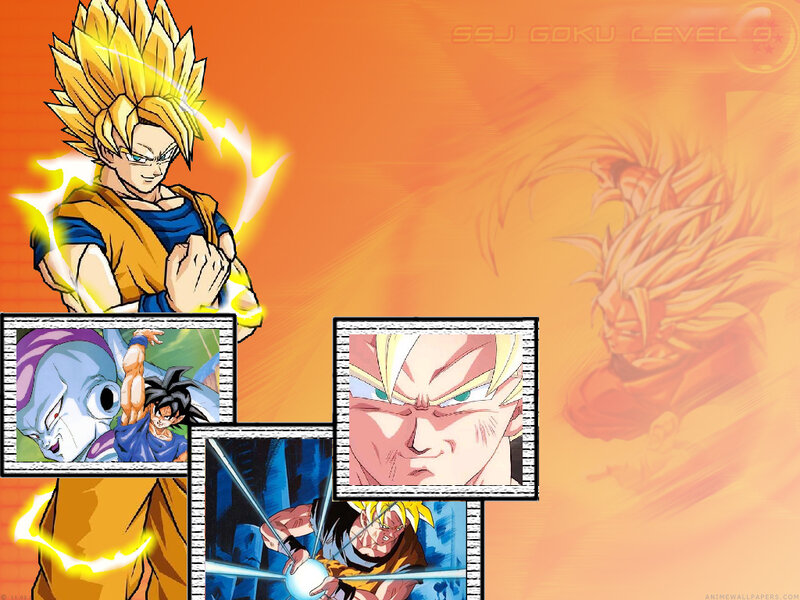 Goku Super Saiyan collage