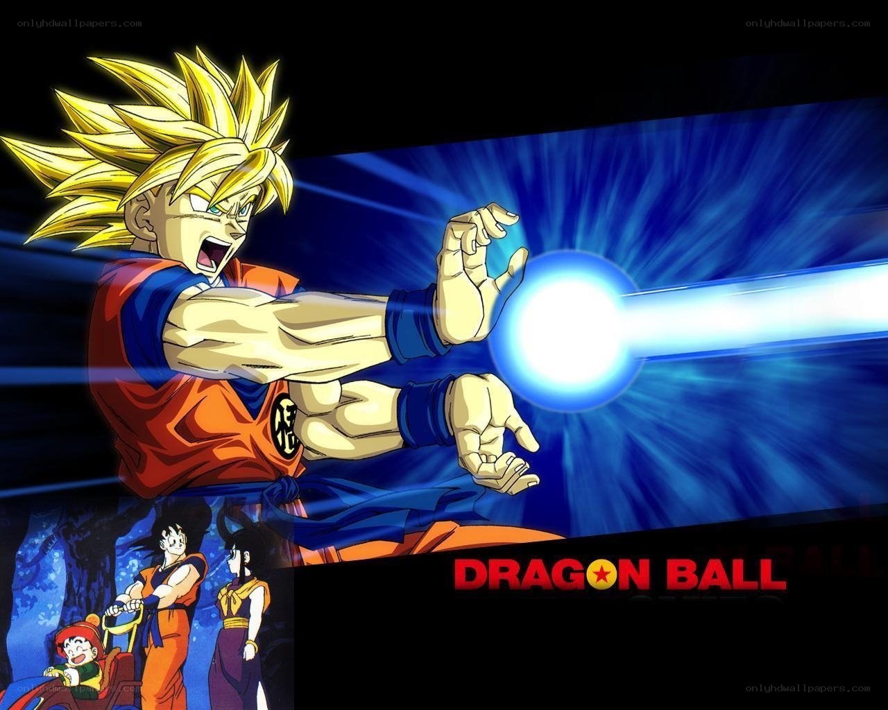 Goku using Kamehameha