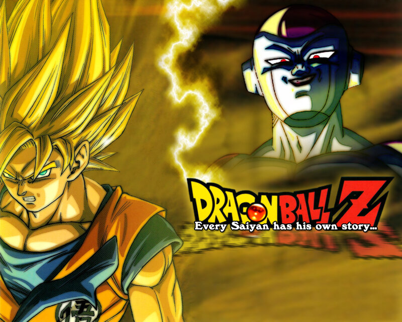 Goku vs Frieza battle scene