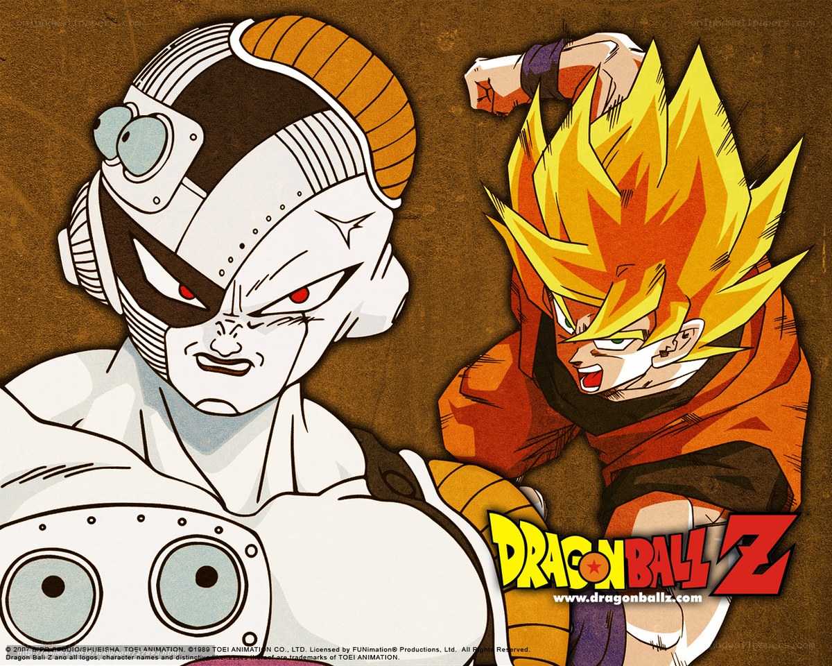 Goku vs Frieza battle scene
