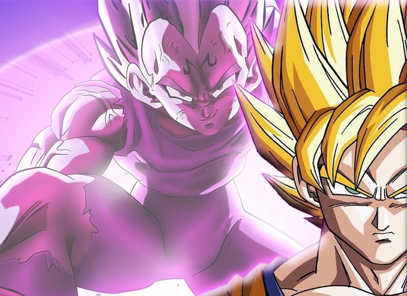 Goku vs Vegeta battle