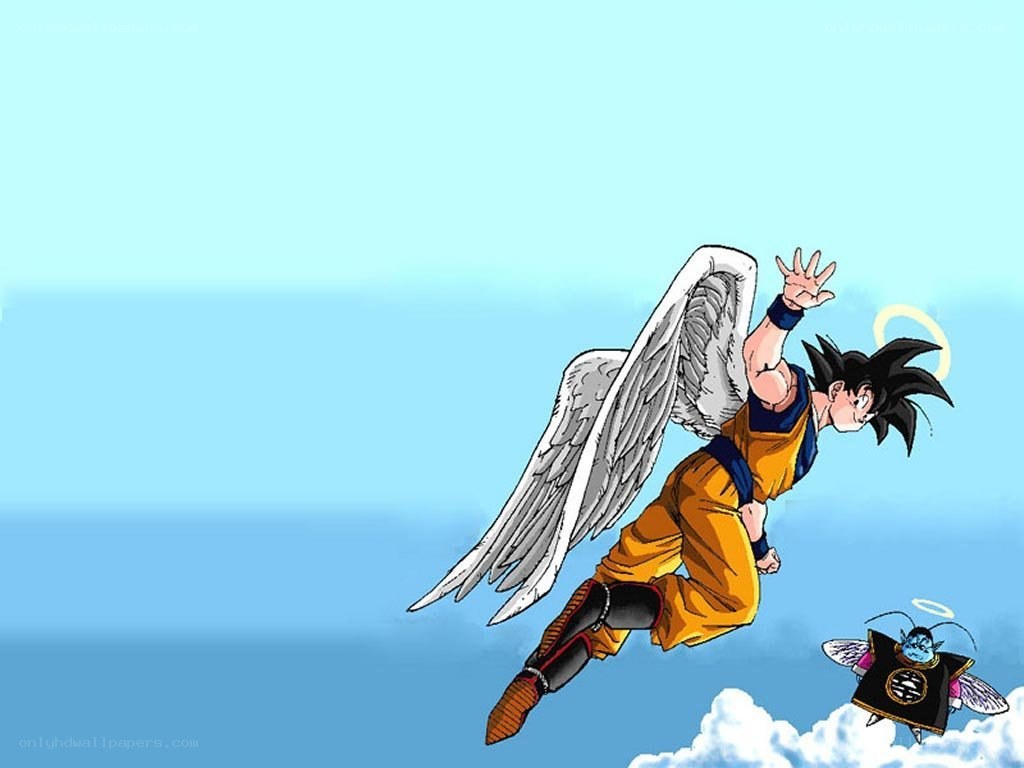 Goku with angel wings