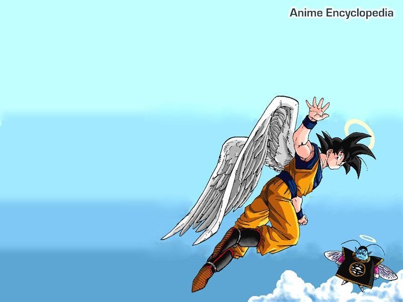 Goku with Angel Wings — Blue