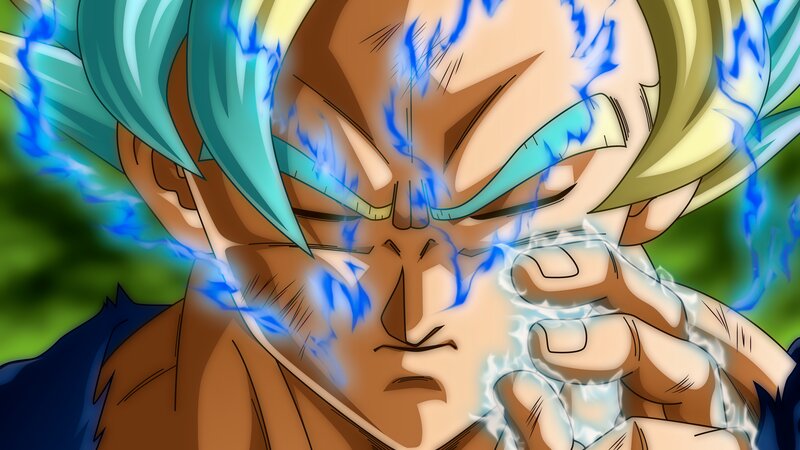 Goku with Blue Aura