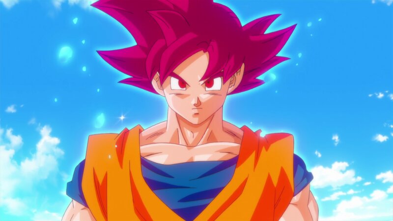 Goku with Pink Hair