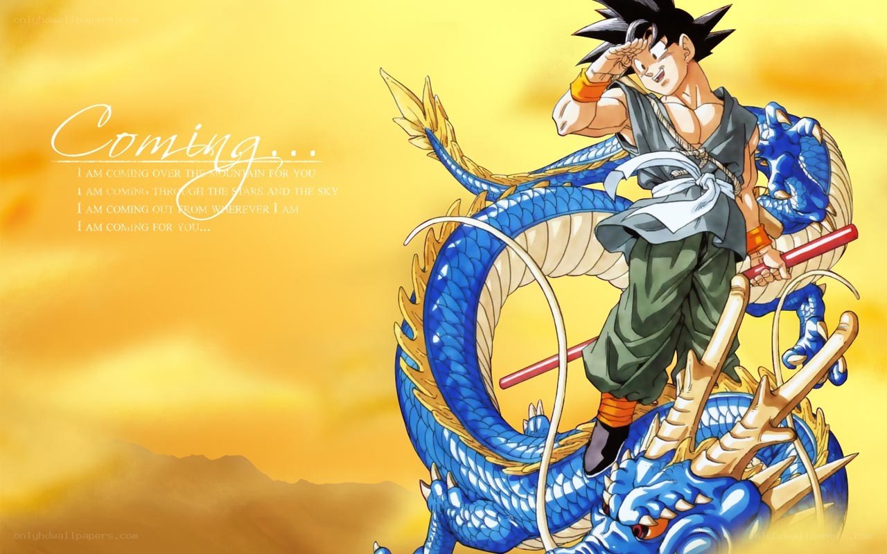 Goku with Shenron
