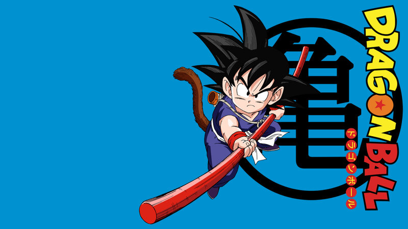 Goku with staff in Dragon Ball