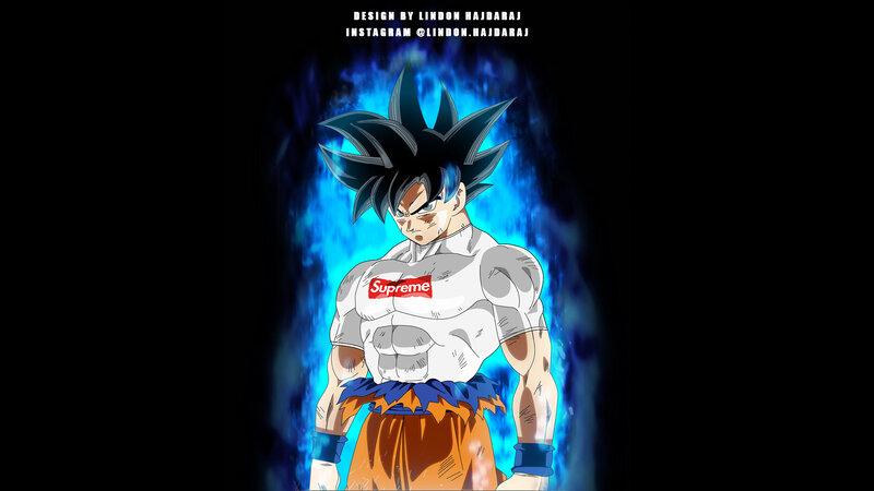 Goku with Supreme Shirt
