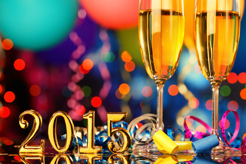 Gold 2015 Numerals