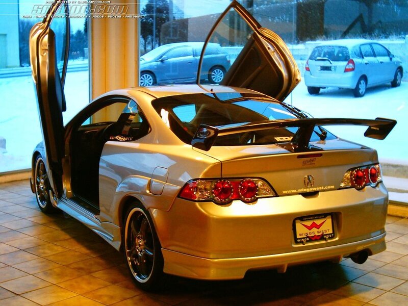 Gold Acura RSX Coupe