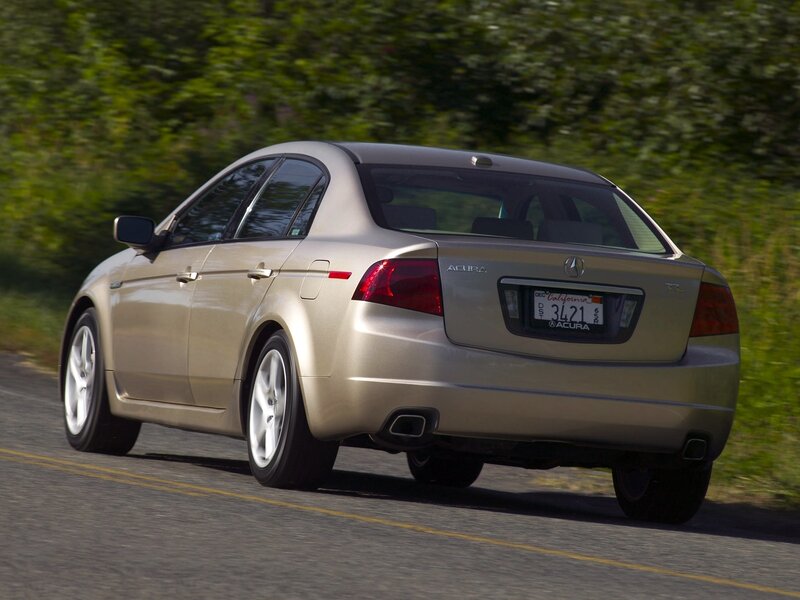 Gold Acura TL Sedan