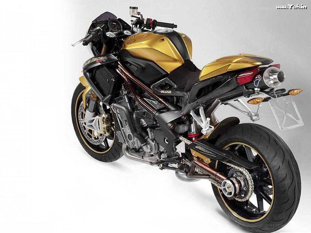 gold and black motorcycle