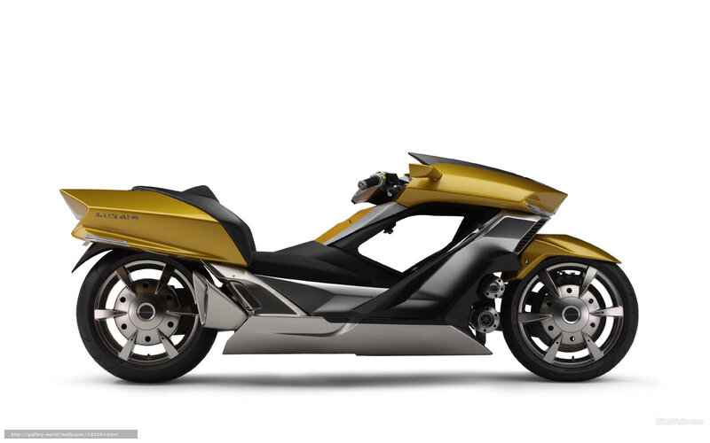 Gold and Black Scooter — Modern