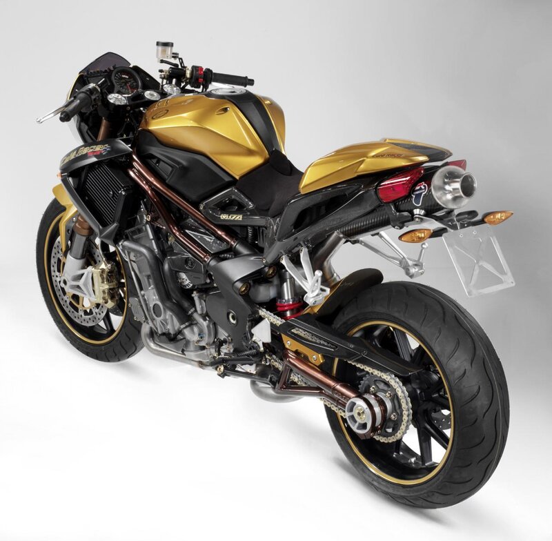 gold and black sport motorcycle