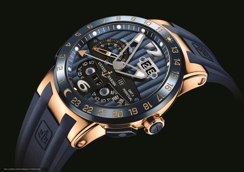 Gold and Blue Watch — Dramatic