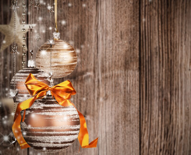 Gold and Brown Ornaments