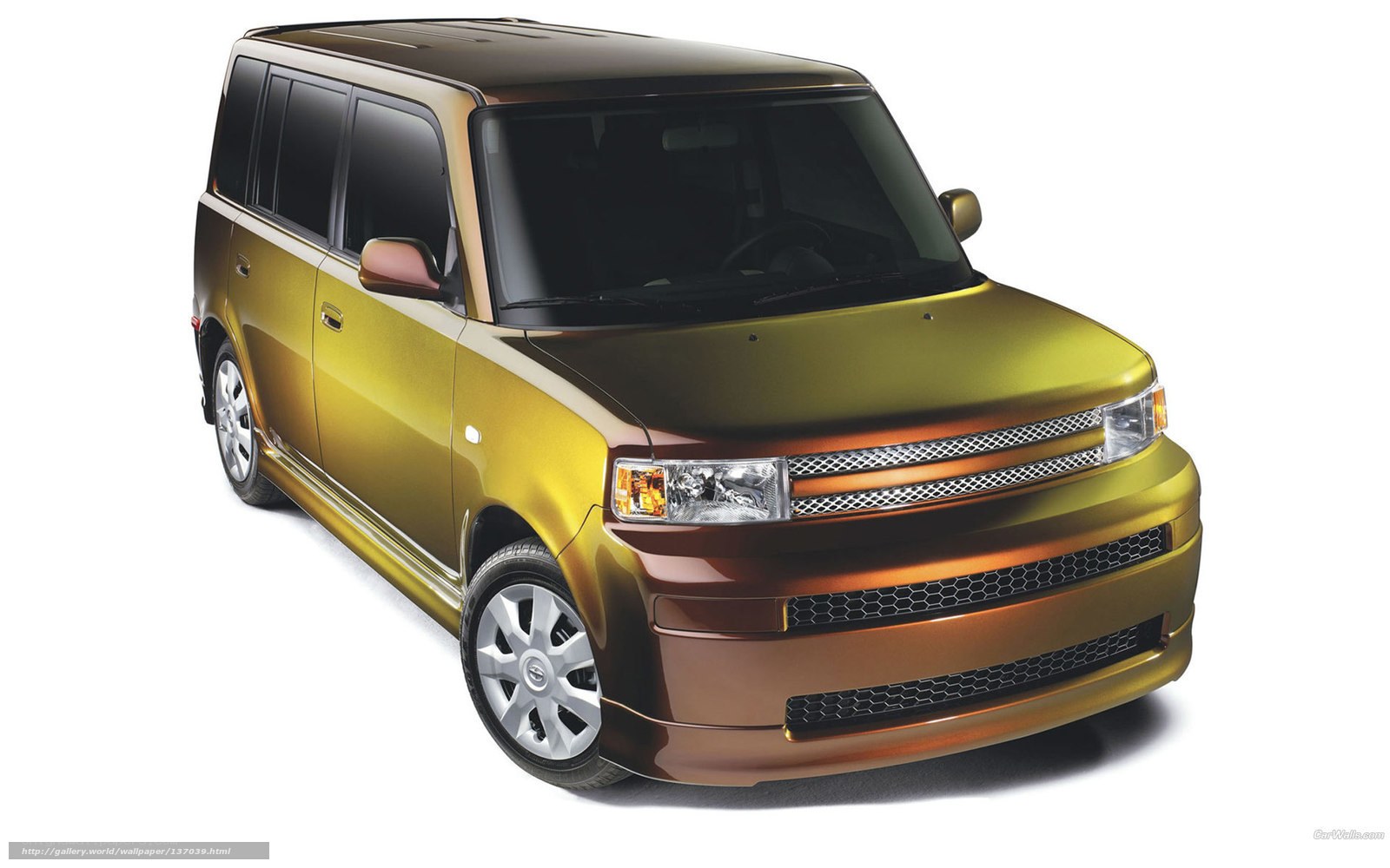 gold and brown scion xb