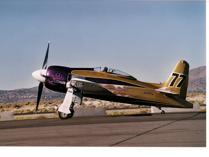 Gold and Purple Airplane