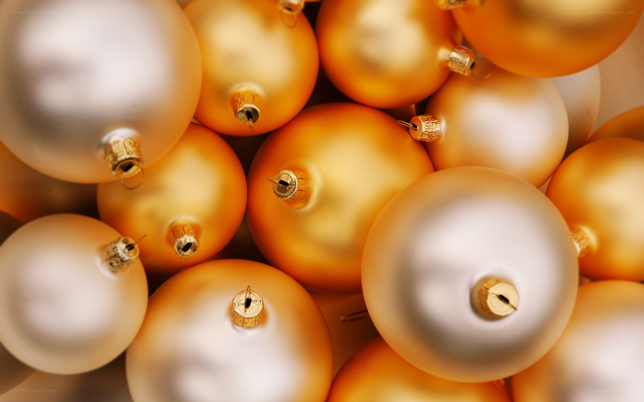 gold and silver ornaments