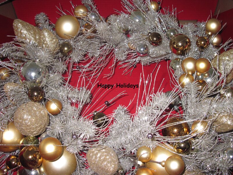 Gold and Silver Wreath