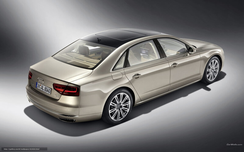 Gold Audi A8 Sedan — Silver