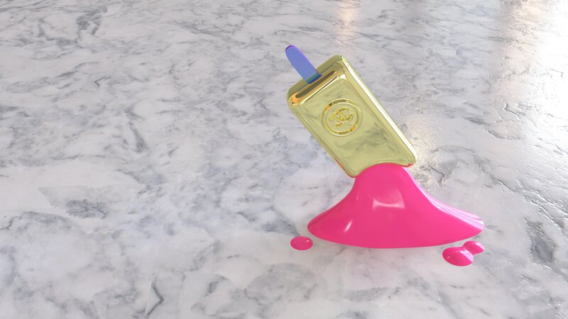 Gold Bar Popsicle